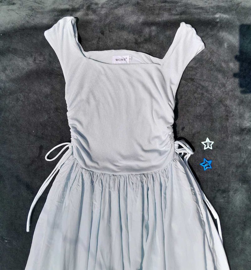 Light Blue Maxi Dress.