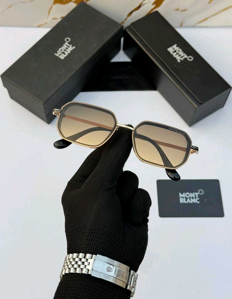 Mont Blanc Octagonal Sunglasses