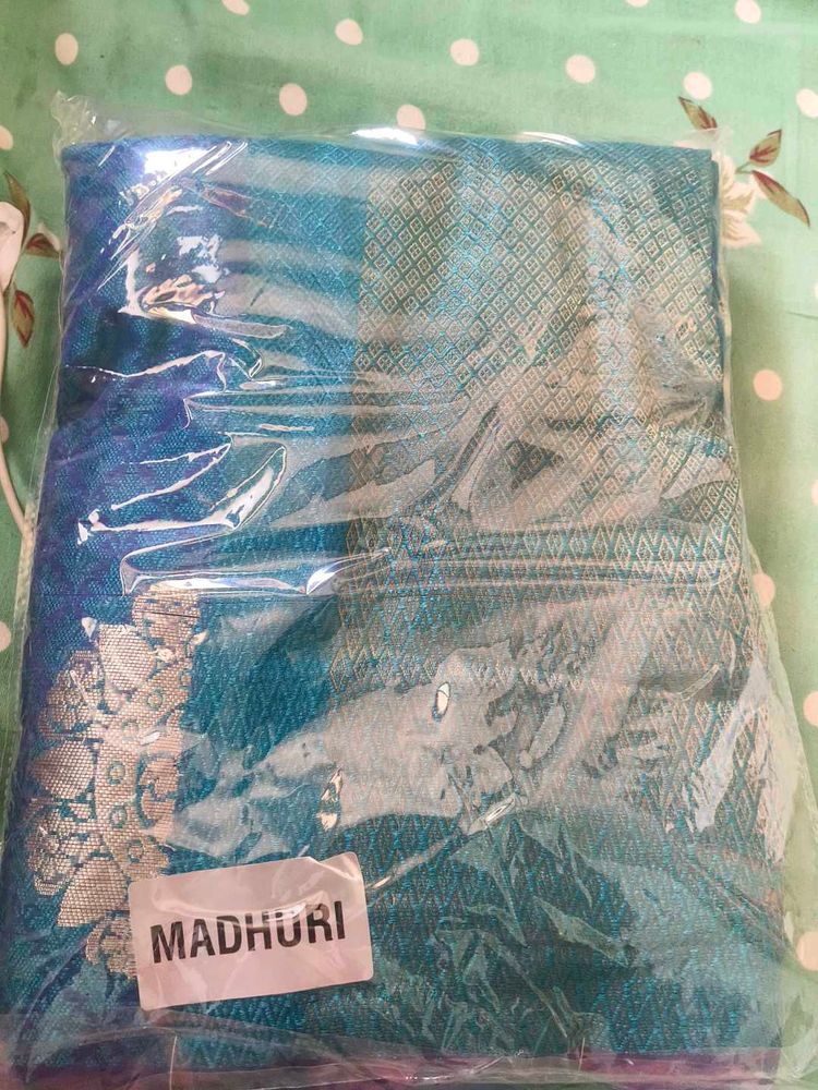 Beautiful Teal Saree