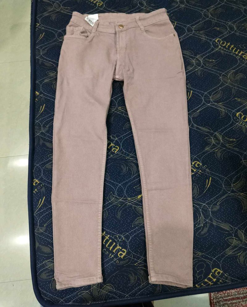 Light Pink Slim Fit Jeans