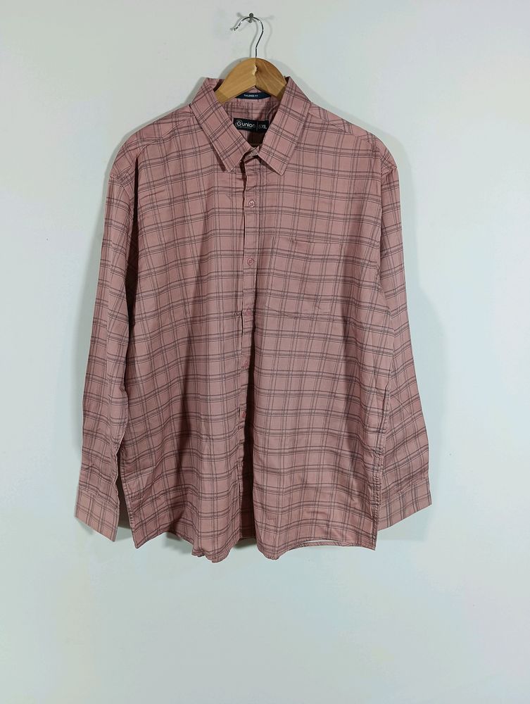 Mauve Checks Casual Shirt (Men)