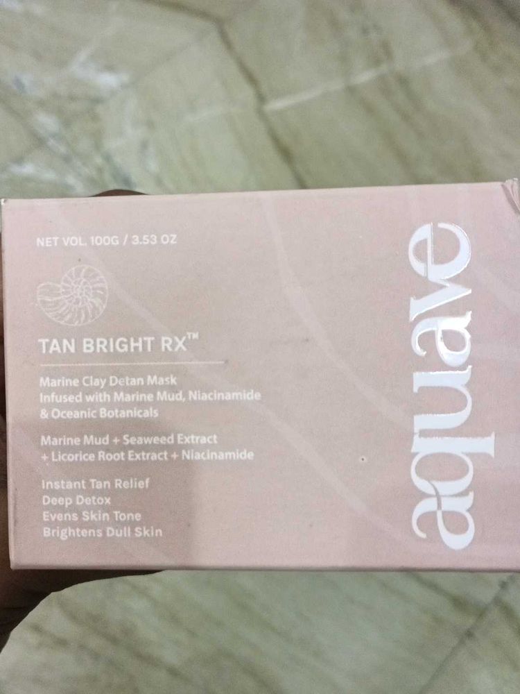 Aquave Tan Bright RX Marine Clay Detan Mask