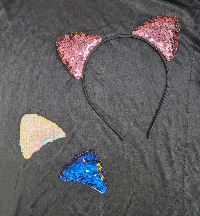 Sparkly Cat Ear Headband