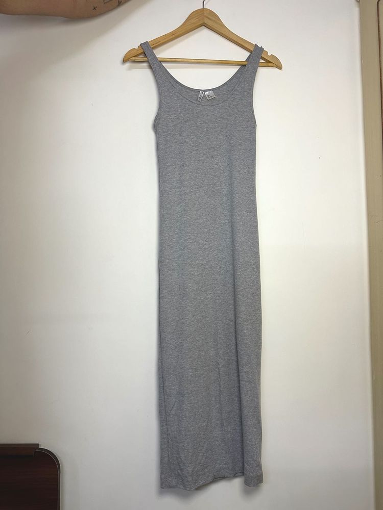 Grey Tank Midi Dress