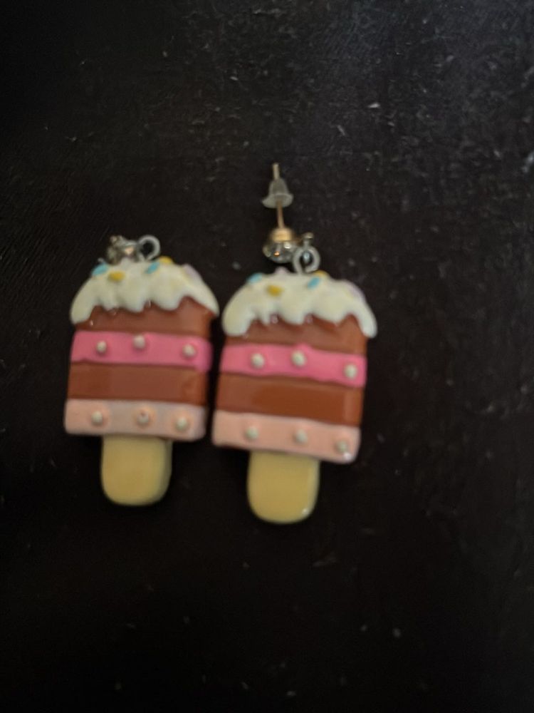 Big Size Icecream Shape Funky Earring