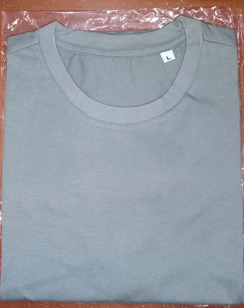 💥New Men's Premium Solid Cotton Grey T-shirt