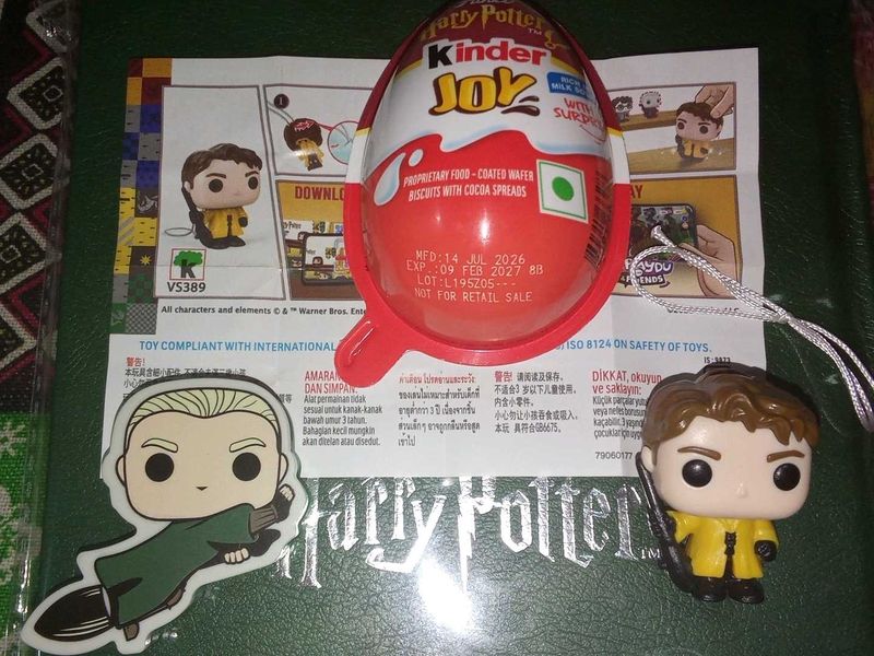 Draco Malfoy cable holder and Cedric Diggory figur
