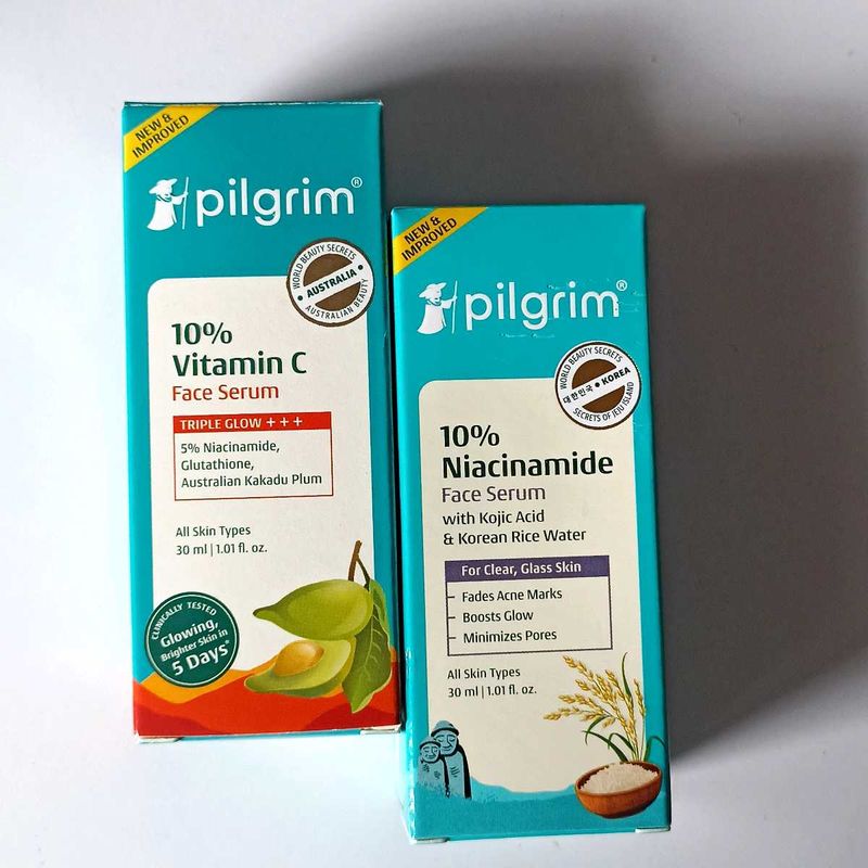 Pilgrim Vitamin C &amp; Niacinamide Face Serums