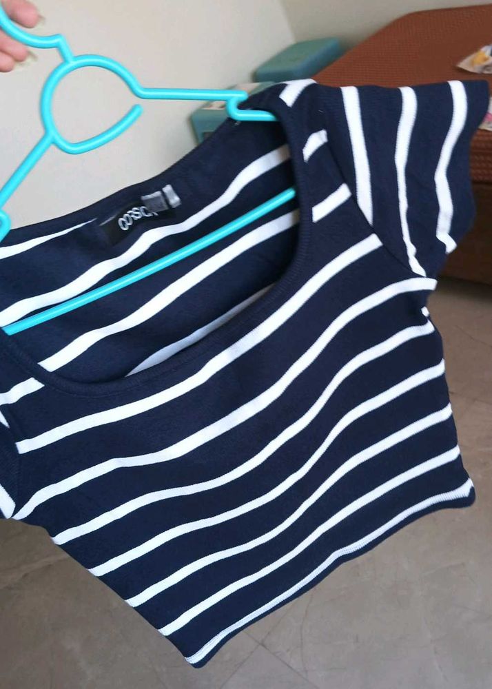 Striped Corset Top