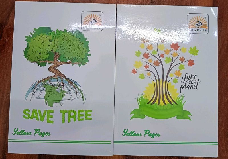Save Tree Yellow Pages Notebook Pack of 1