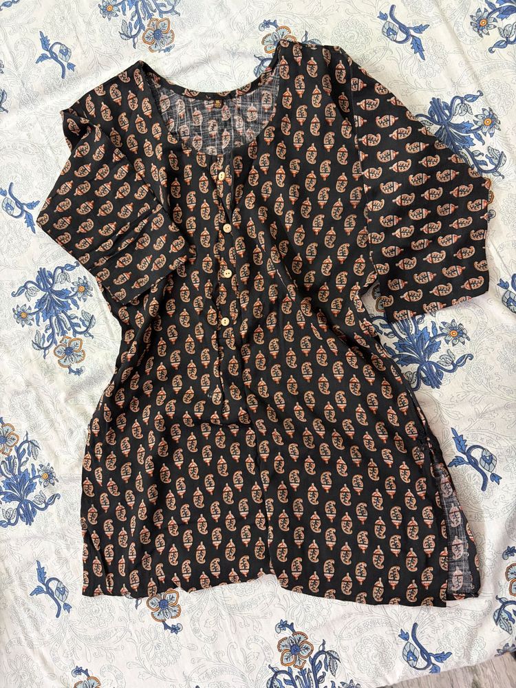 Classic black kurti