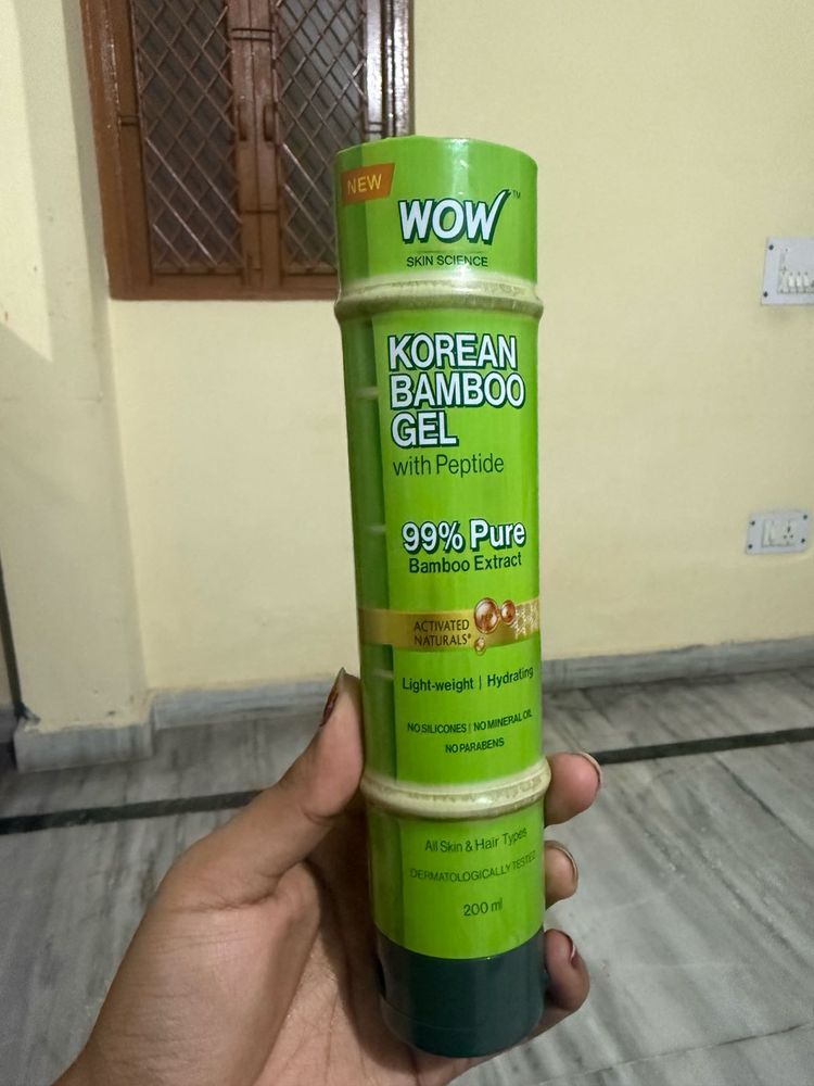 WOW Korean Bamboo Gel with Peptide