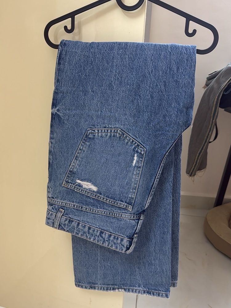 MANGO - Blue Denim Jeans
