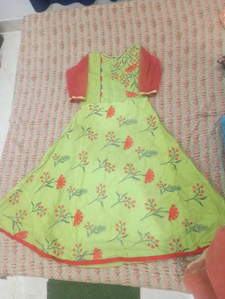 Beautiful Green Ethnic Gown