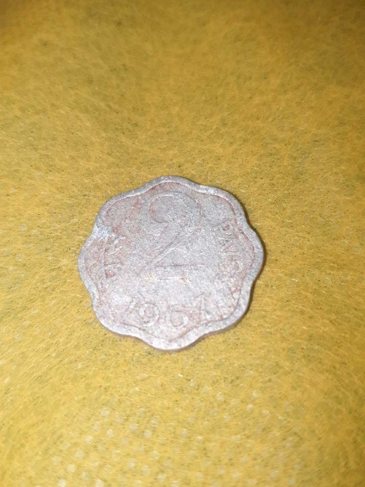Vintage Two Rupee Coin