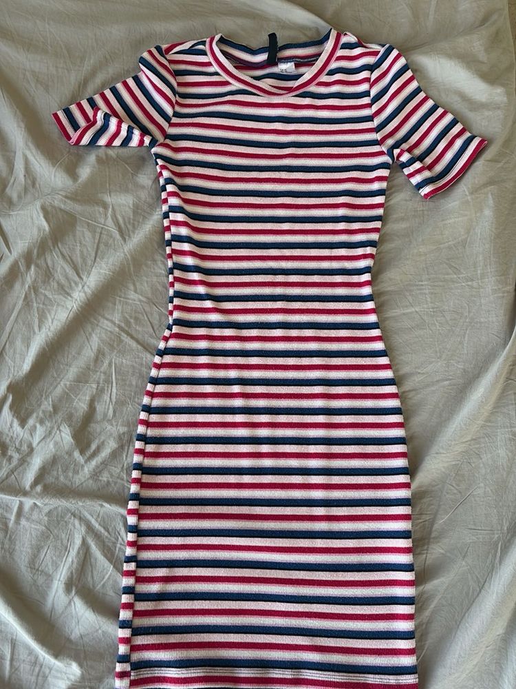 Striped Mini Dress