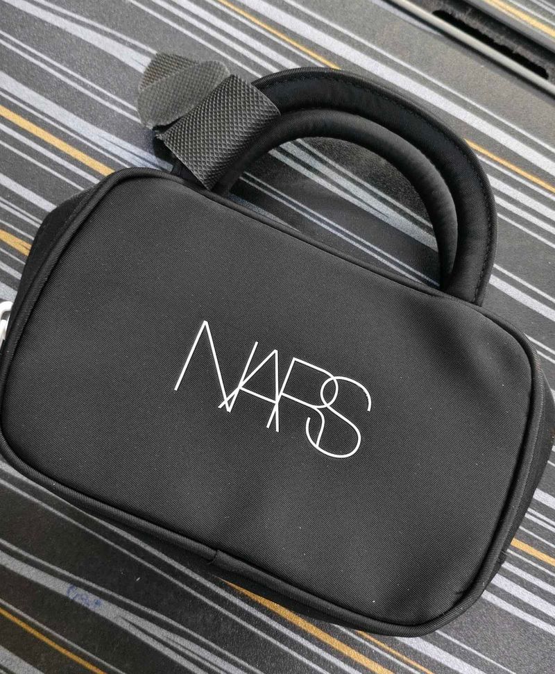 NARS Black Cosmetic Pouch Bag