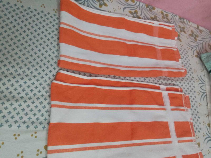 2time used towel set