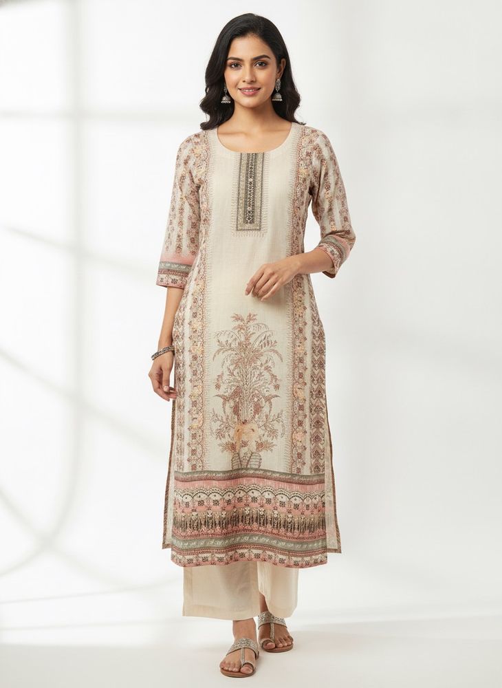 Elegant Printed Suit