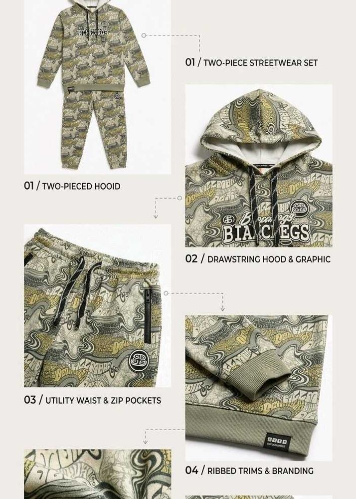 Streetwear coo odd Set