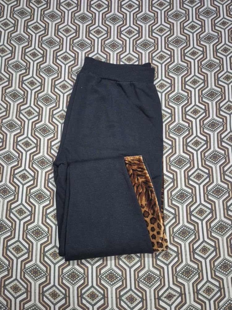 Stylish Leopard Print Track Pants