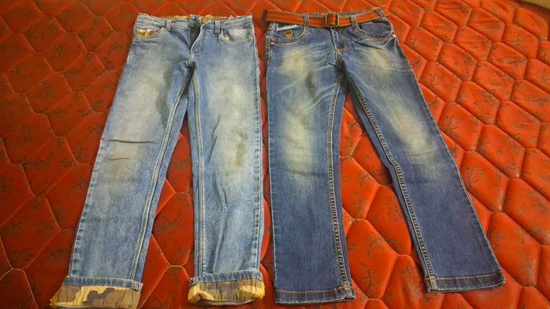 Two pairs of jeans