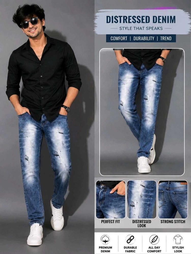 Denim jeans for men