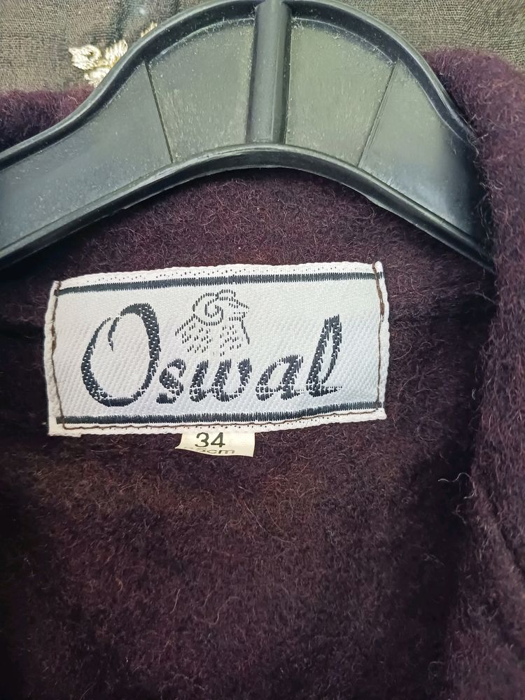 Brown Woollen Blazer Price Dropped