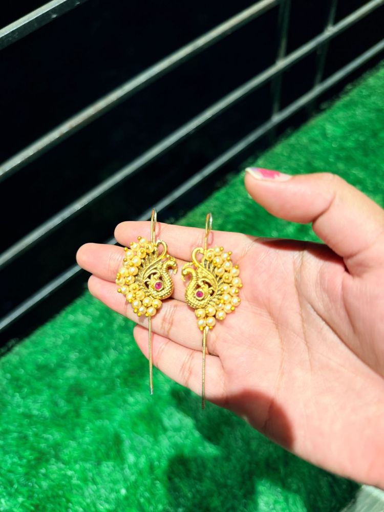 Exquisite Peacock Design Earrings