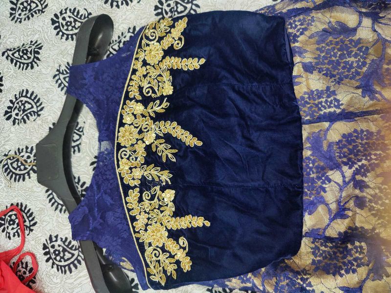 Elegant Blue Lehenga Choli Set