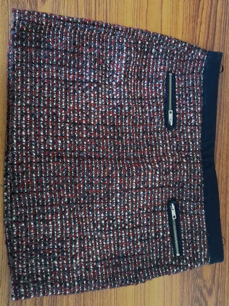 Mango Woolen Skirt