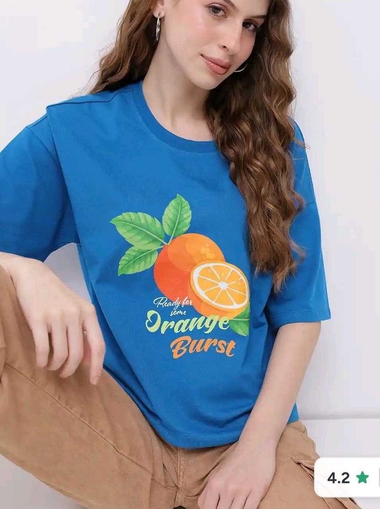 glitchez Graphic Printed Boxy T-shirt