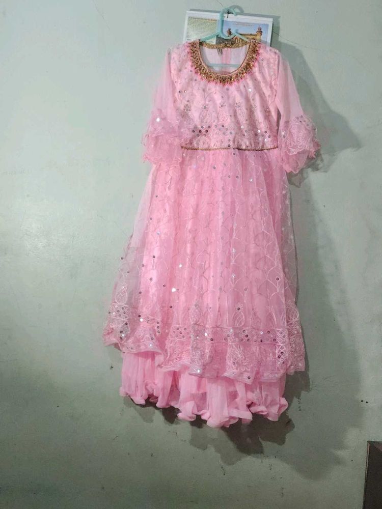 Stunning Pink Embroidered Lehenga Choli