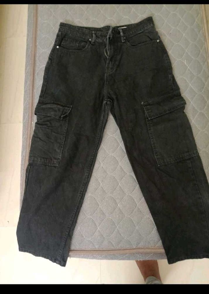 Black Cargo Jeans from EasyBuy