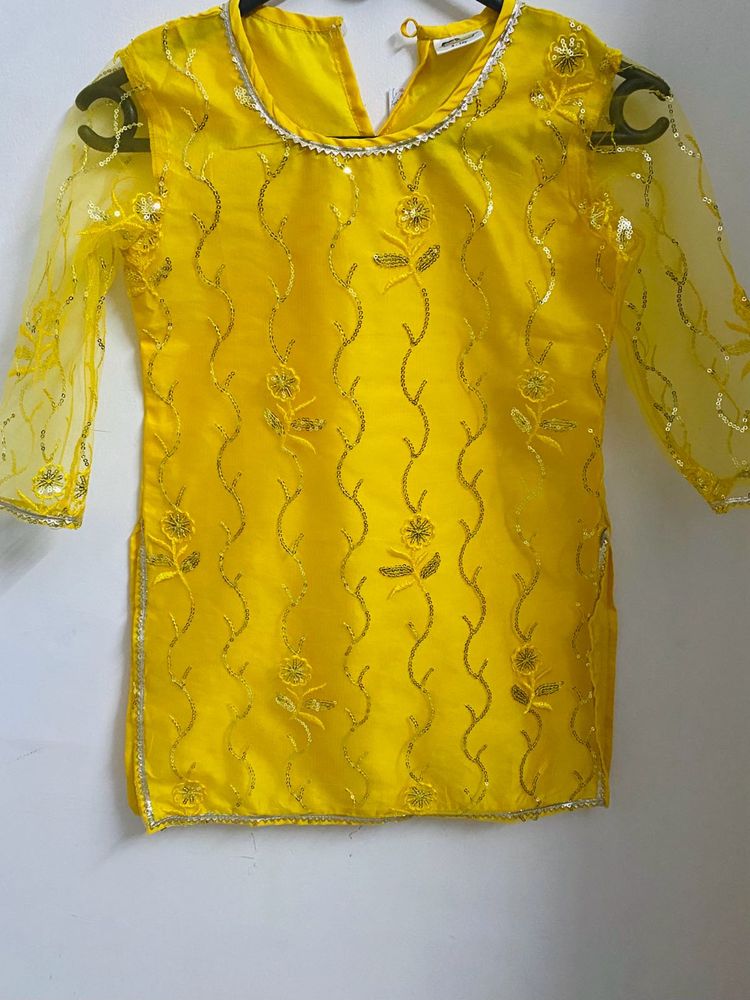 Kids Kurti Plazo (7.5-9yrs)CLEARENCE SALE