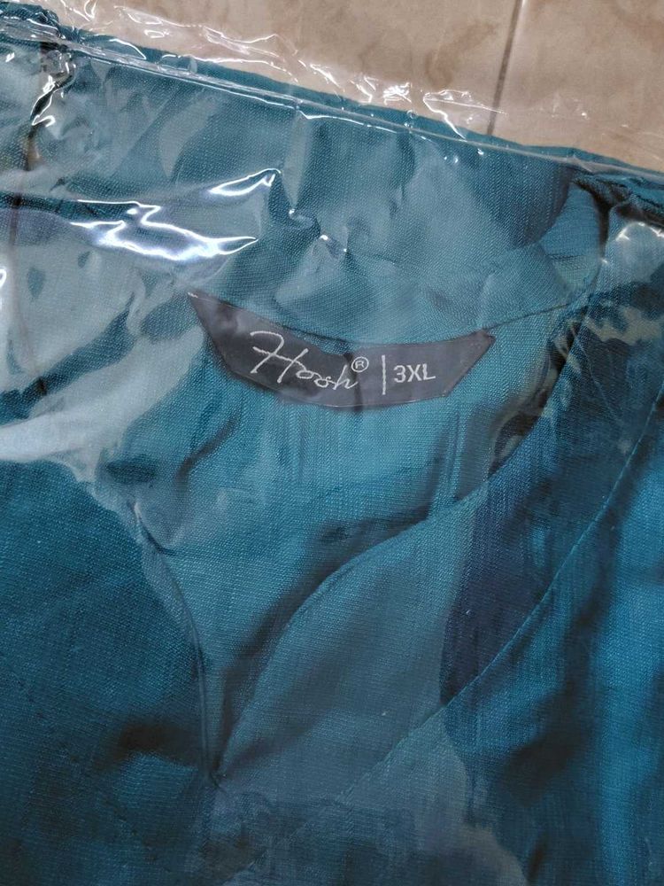 3xl Peacock Green Colour Kurta