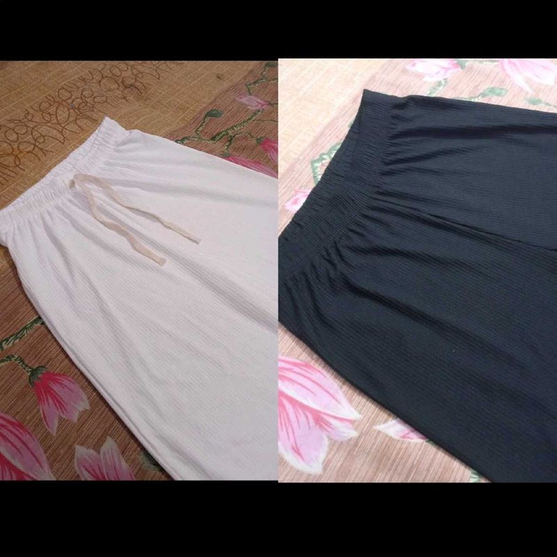 Comfortable Palazzo Pants (Set of 2)