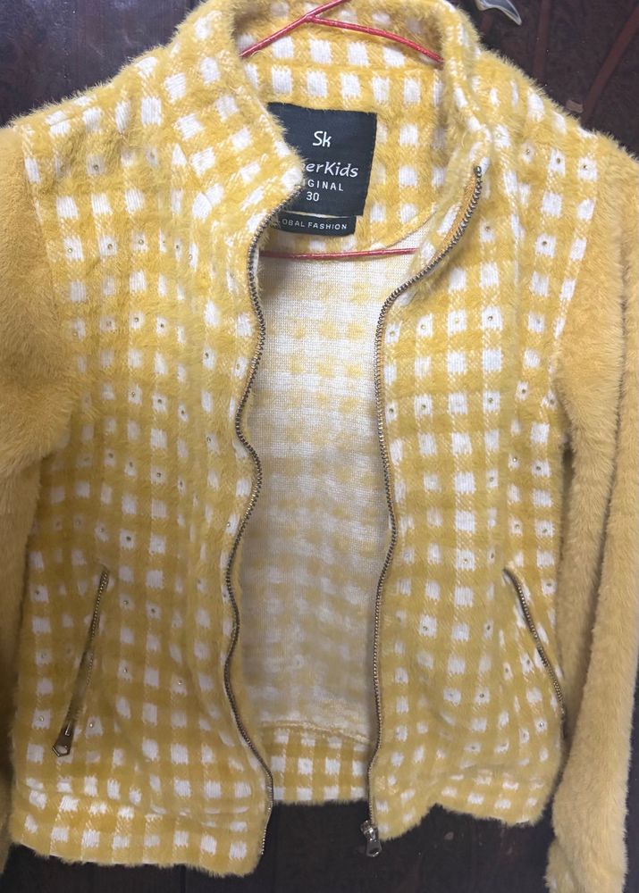 SuperKids Yellow Plaid Jacket