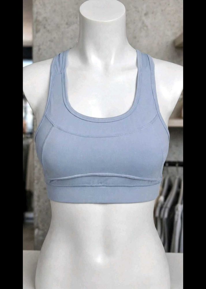 Light Blue HRX Sports Bra with free pads
