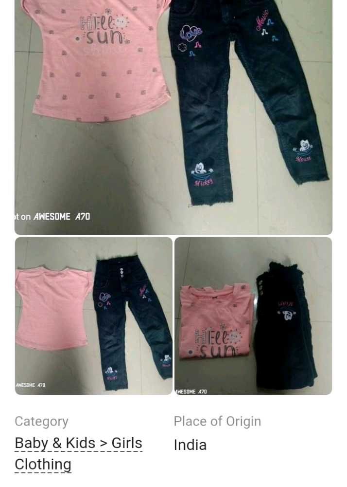 Cute Girls' Clothing Set