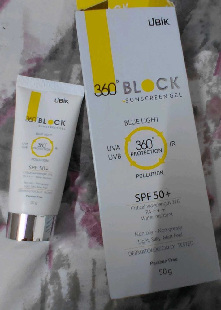 UBIK 360 Block Sunscreen Gel SPF 50+