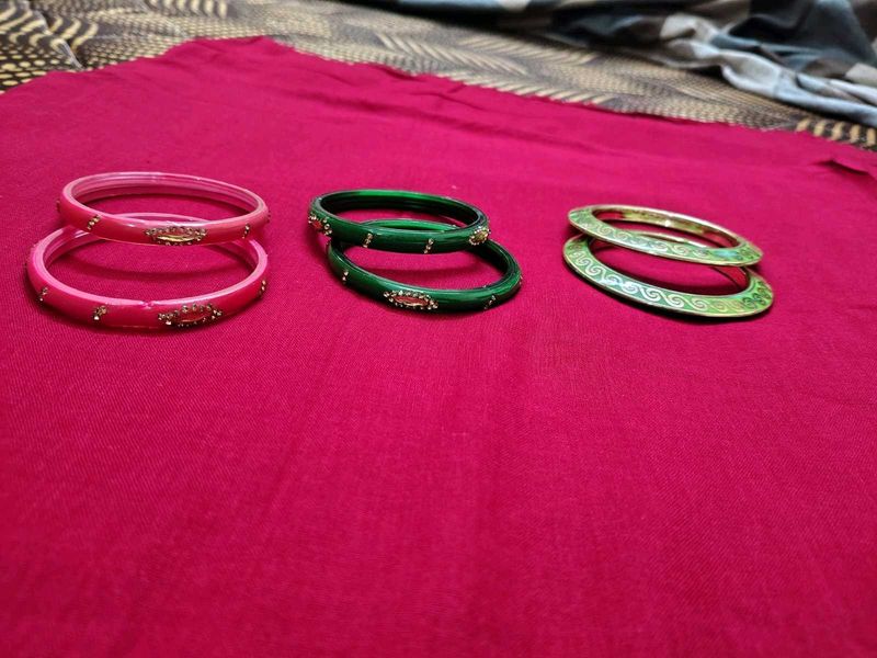 Set of 3 Colorful Bangles