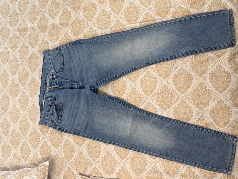 Classic Blue Wash Denim Jeans