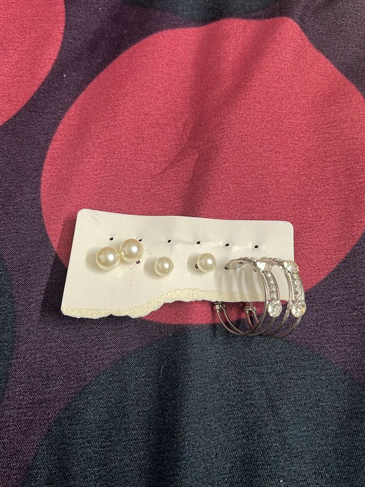 Earrings 3 Piece Set