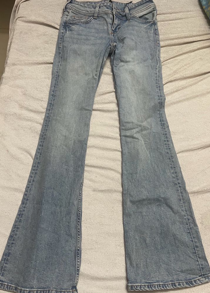 H&amp;M Faded Blue Bootcut Jeans