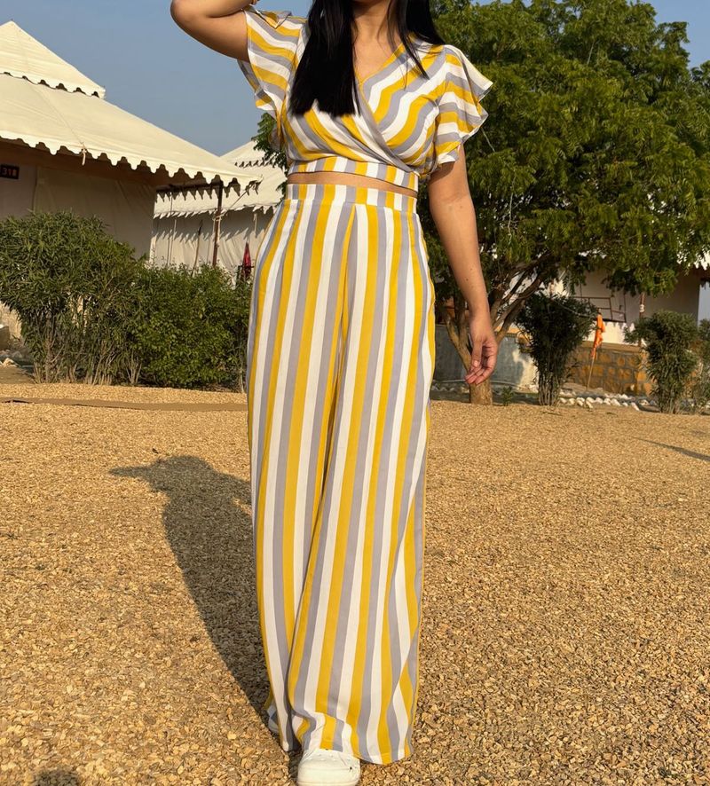 Striped Two-Piece Set