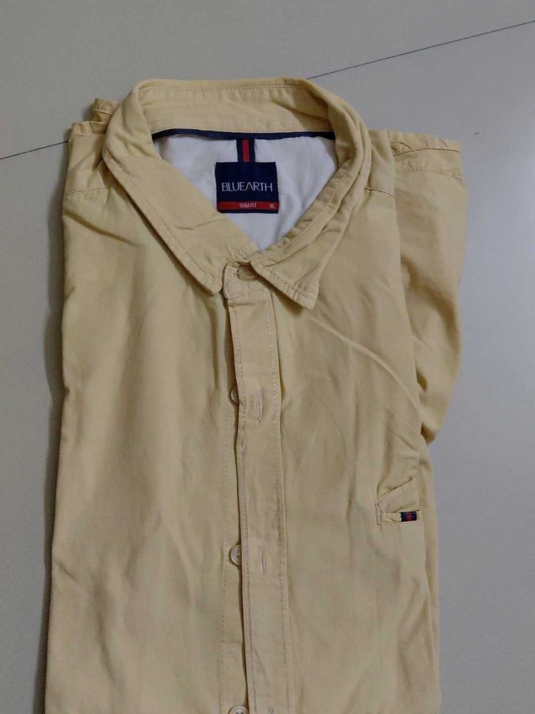 Men's formal Yellow Shirt