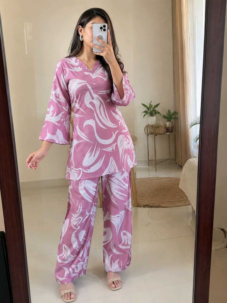 Stylish Kurta Set with Palazzo Pants
