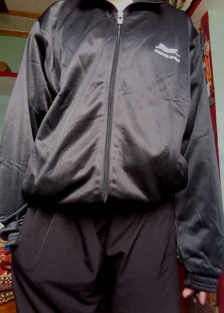Stylish Black Track Jacket