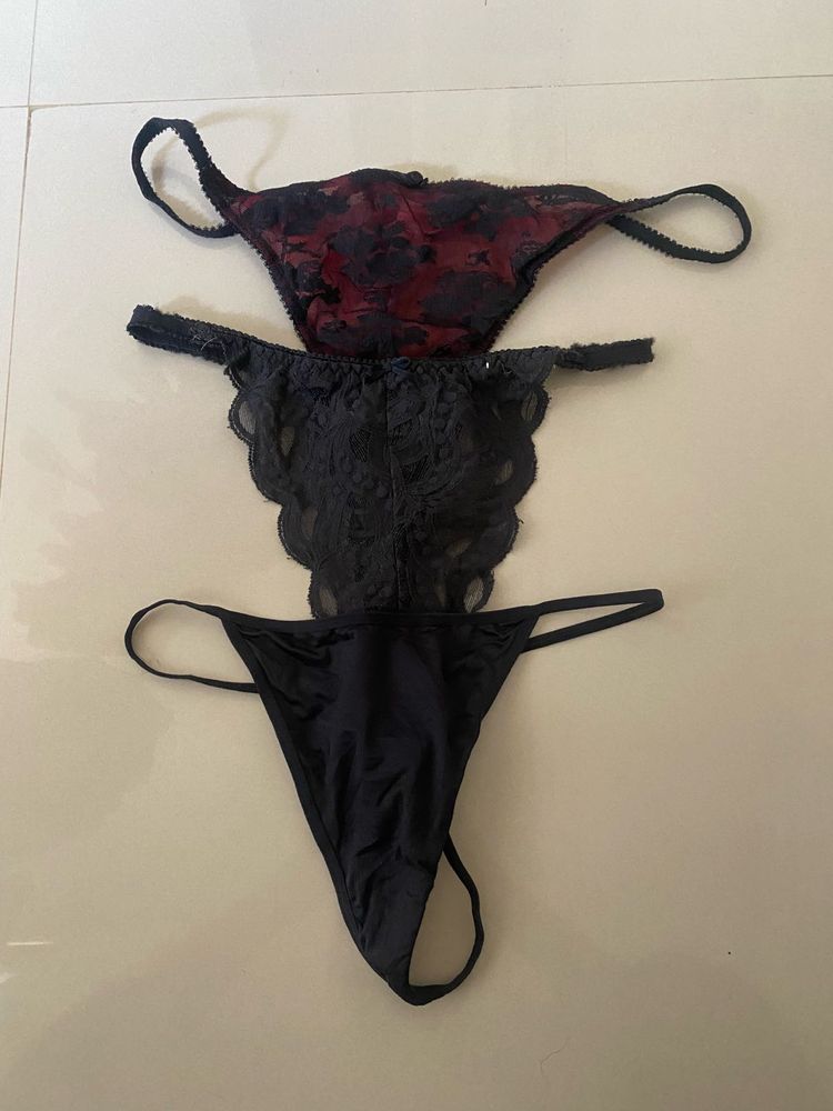 Pack of 3 Women's Thong Panties